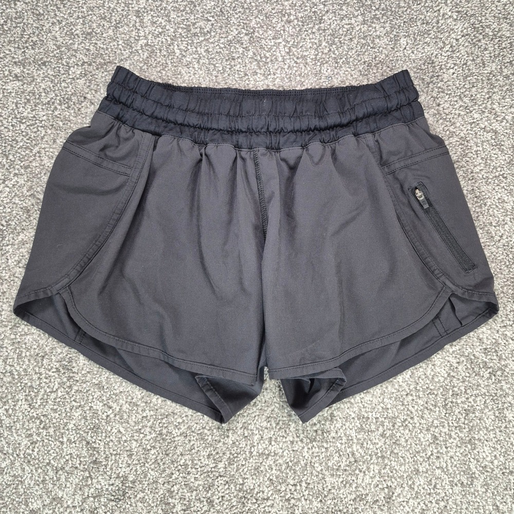 Lululemon Shorts Womens 8 Black Activewear 4" Inseam